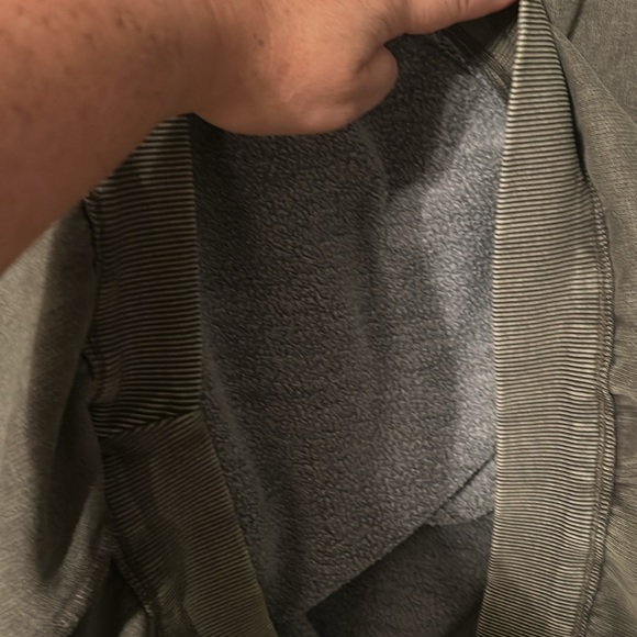 Olive green oversizeded sweater Free People size large - Picture 5 of 11